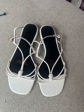 White H&M Strappy sandals